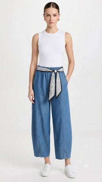 Urban Denim Paperbag Pants